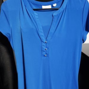 New York and Company Blue short sleeve top
